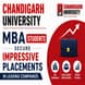 Chandigarh University MBA Students Secure Impressive Placements in Leading Companies